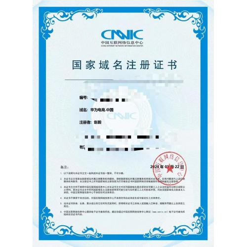 华为电商域名配套